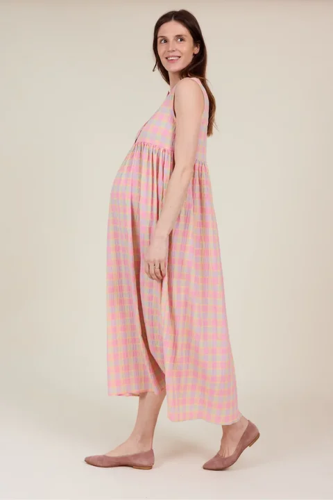 Sylvie Dress - Sorbet check