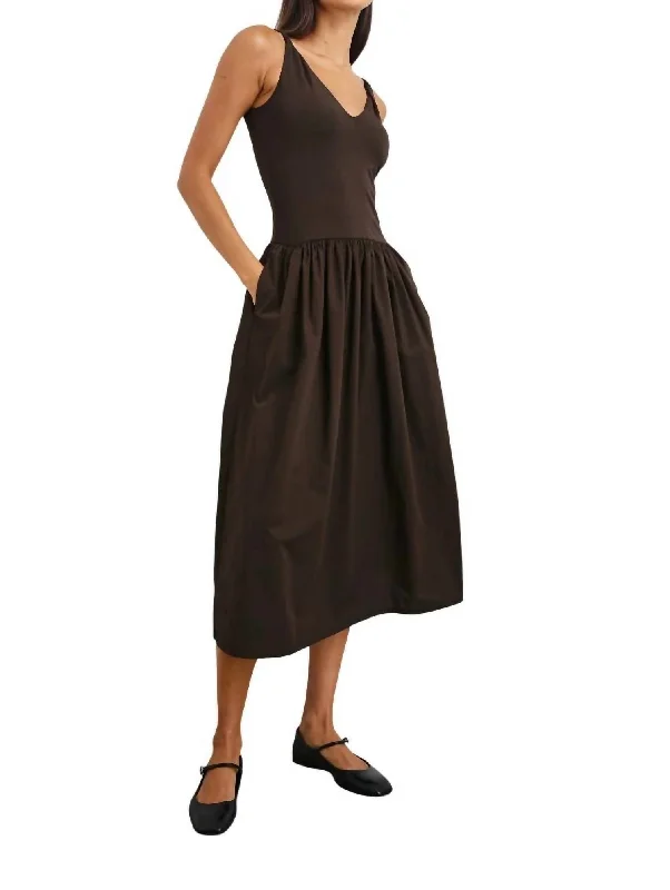 Franca Dress In Espresso
