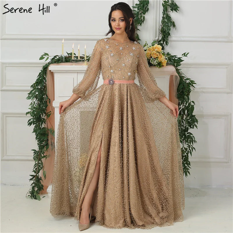 On Sale no return no refundSale 2024 Arab Gown Luxury Diamond Pearls Sparkle Evening Dresses Long SleevesFashion Sexy Evening Gowns Serene Hill LA6535 On Sale no return no refundSale 2024 Arab Gown Luxury Diamond Pearls Sparkle Evening Dresses Long SleevesFashion Sexy Evening Gowns Serene Hill LA6535