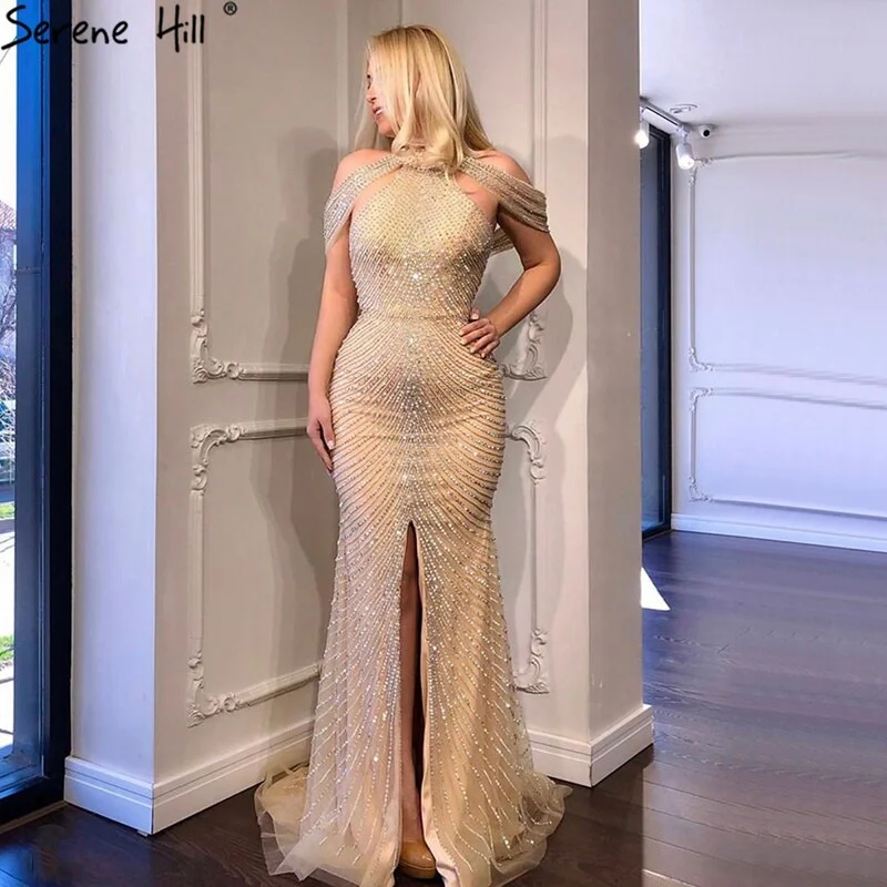 On Sale no return no refund2024 Fashion New Mermaid Evening Dresses Luxury Beading Sequined Sleeveless Formal Evening Gowns Real Photo LA6557 On Sale no return no refund2024 Fashion New Mermaid Evening Dresses Luxury Beading Sequined Sleeveless Formal Evening Gowns Real Photo LA6557