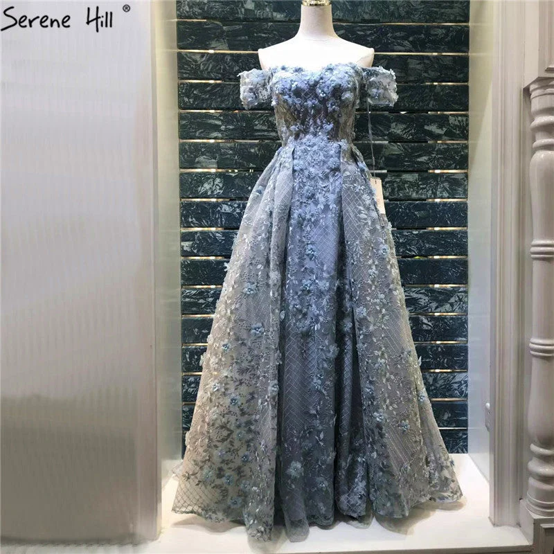 On Sale no return no refundSale Handmade Flowers Pearls Evening Dresses A-Line Off Shoulder LA6627 On Sale no return no refundSale Handmade Flowers Pearls Evening Dresses A-Line Off Shoulder LA6627