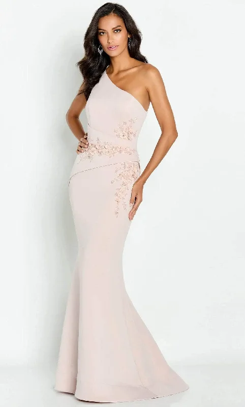 Cameron Blake CB142 - One-Shoulder Embroidered Mother of the Bride Dress