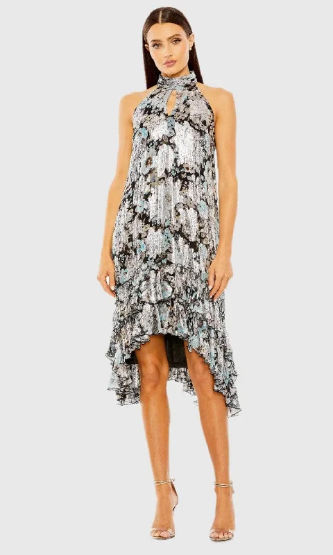 Ieena Duggal 9314 - High Low Sleeveless Cocktail Dress