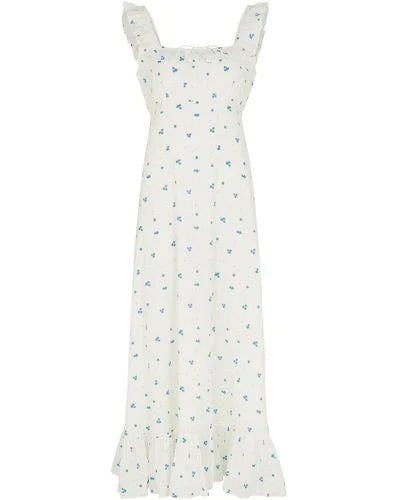 Holland French Petal White dress