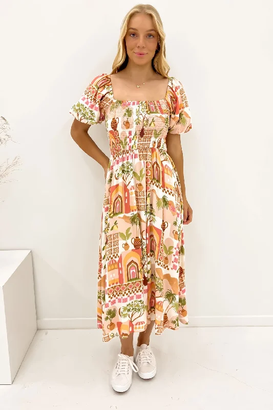 Monroe Midi Dress Morocco Fashionable Wide Leg Midi Dress