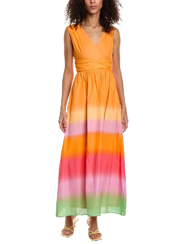 Taylor Lawn Maxi Dress Trendy Ruffled Maxi Dress