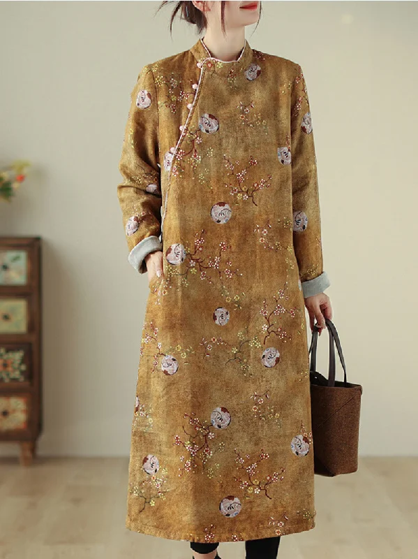 Women's Elegant Floral Bliss Side Pockets Midi Dress Fashionable High-Low Midi Dress Women's Elegant Floral Bliss Side Pockets Midi Dress Fashionable High-Low Midi Dress
