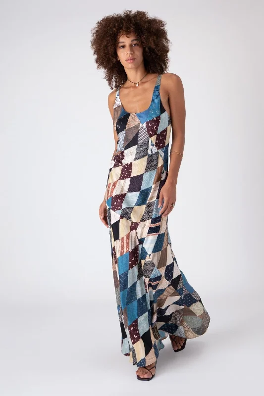 CALDER BIAS MAXI DRESS, MULTI Comfortable T-Shirt Maxi Dress