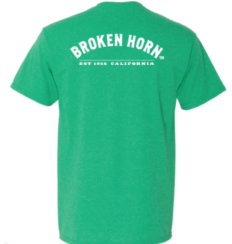 Broken Horn Half Circle Logo Tee Polka Dot Checkered Tartan