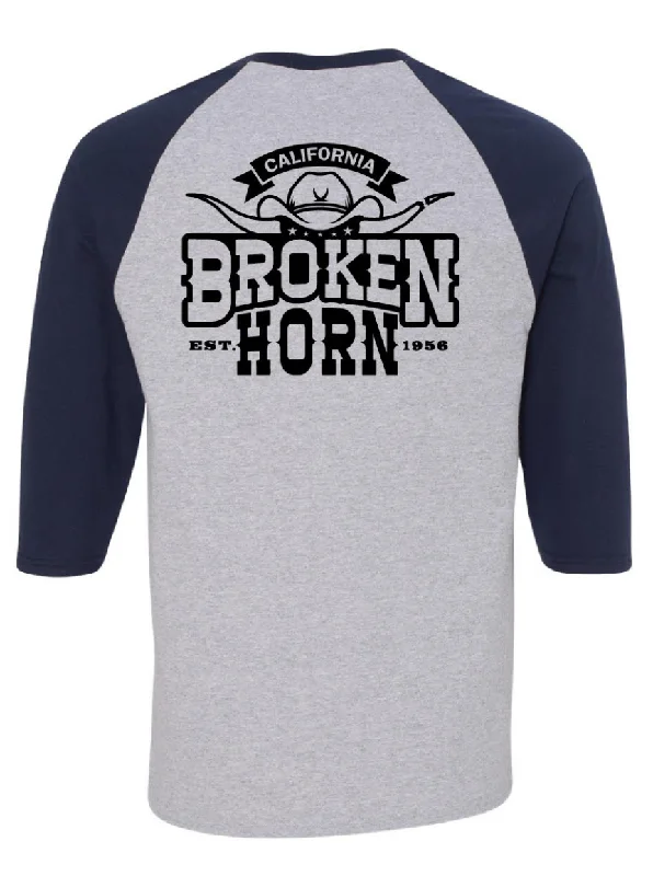 Broken Horn Logo Tee Boxy Fit Fitted Loose