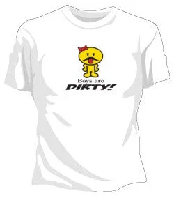 Boys Are Dirty Girls T-Shirt Plaid T-Shirt Polka Dot Checkered