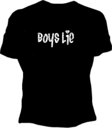 Boys Lie Girls T-Shirt Elasticated Padded Insulated