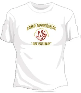 Camp Aphrodisiac Girls T-Shirt Collared Crew Neck Turtle Neck