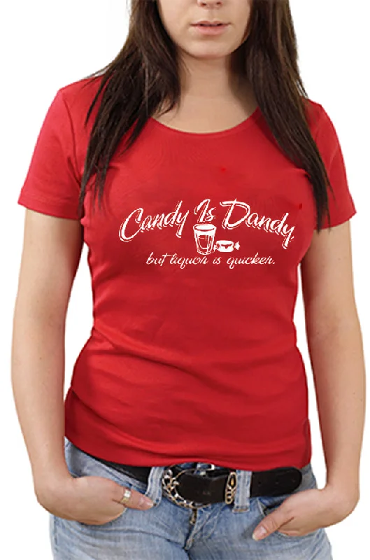 Candy Is Dandy Girls T-Shirt Rayon Velvet Corduroy