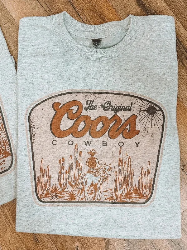 Coors Sunset Cowboy tee Fashionable Trendy Casual