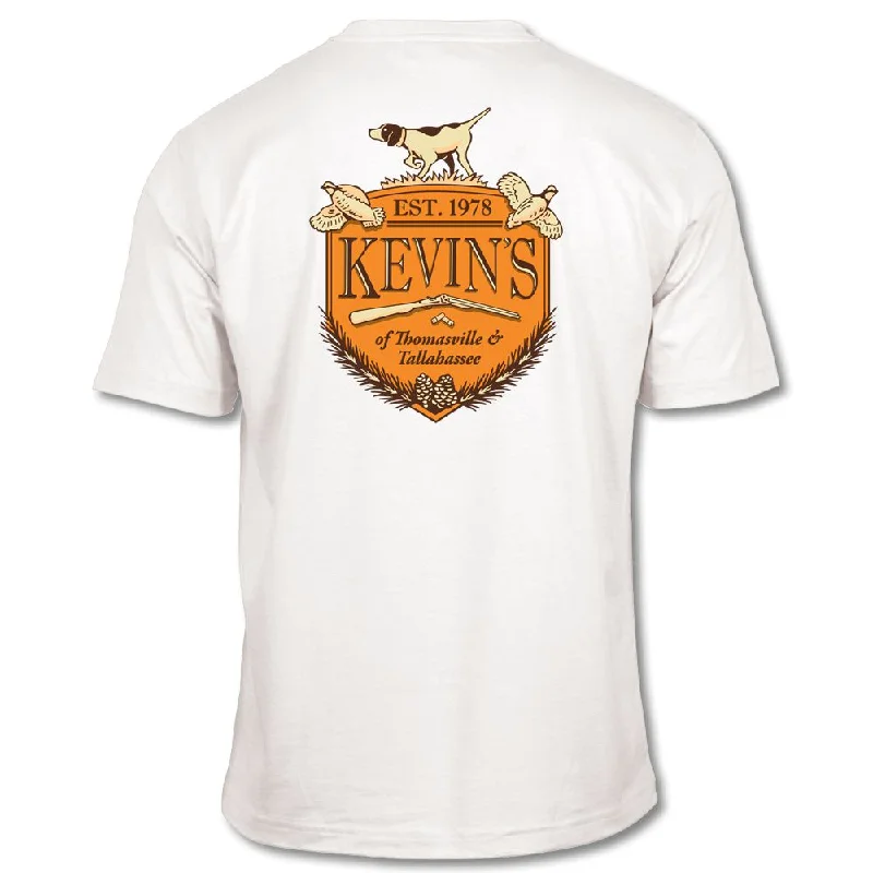 Kevin's Crest Short Sleeve Pocket T-Shirt Oversized T-Shirt Spandex breathable