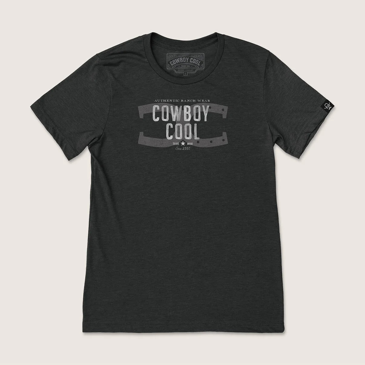 Cowboy Cool Ranch Wear T-shirt Cashmere Blend Cotton Blend Poly Blend