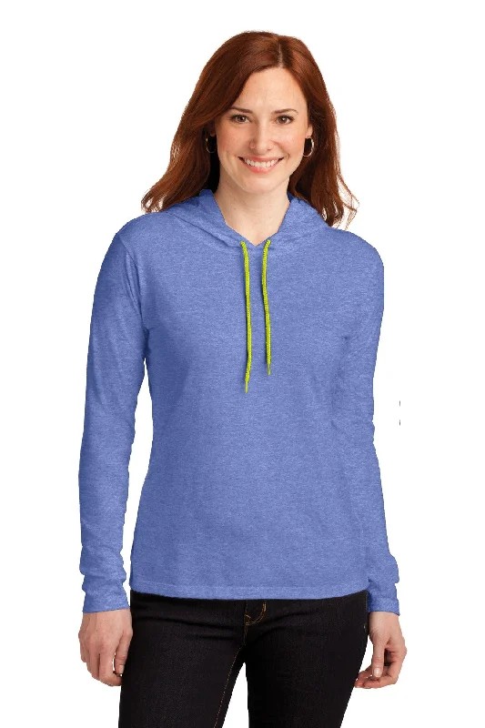 Gildan Ladies 100% Combed Ring Spun Cotton Long Sleeve Hooded T-Shirt. 887L Lace Blend Ribbed Blend Corduroy Blend Gildan Ladies 100% Combed Ring Spun Cotton Long Sleeve Hooded T-Shirt. 887L Lace Blend Ribbed Blend Corduroy Blend