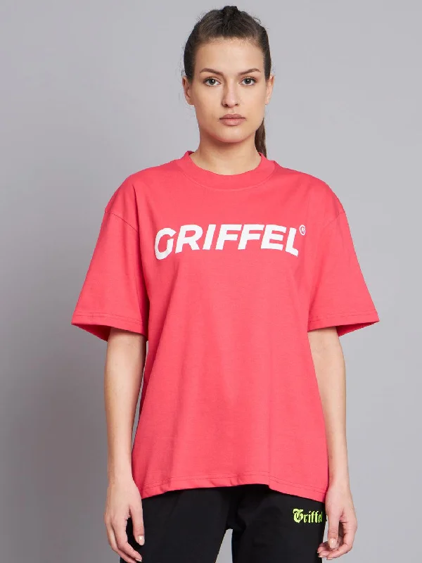 Registered Logo  Drop Shoulder Oversized T-shirt Zippered Front Buttoned Front Snap Front