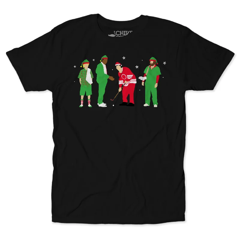 Happy Golf Christmas Edition Unisex Tee Satin Blend Silk Blend Wool Blend