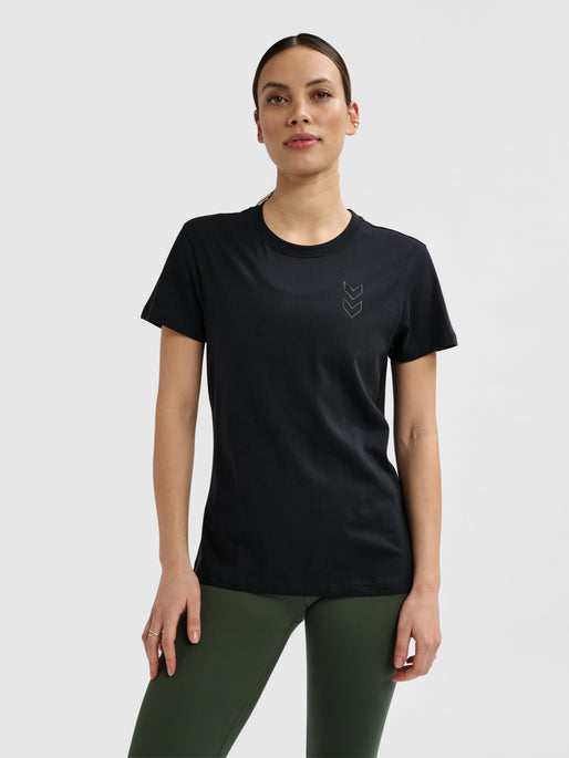 Hummel Women's Active PL Jersey Short Sleeve T-Shirt Cotton Fabric Linen Fabric Terry Fabric Hummel Women's Active PL Jersey Short Sleeve T-Shirt Cotton Fabric Linen Fabric Terry Fabric