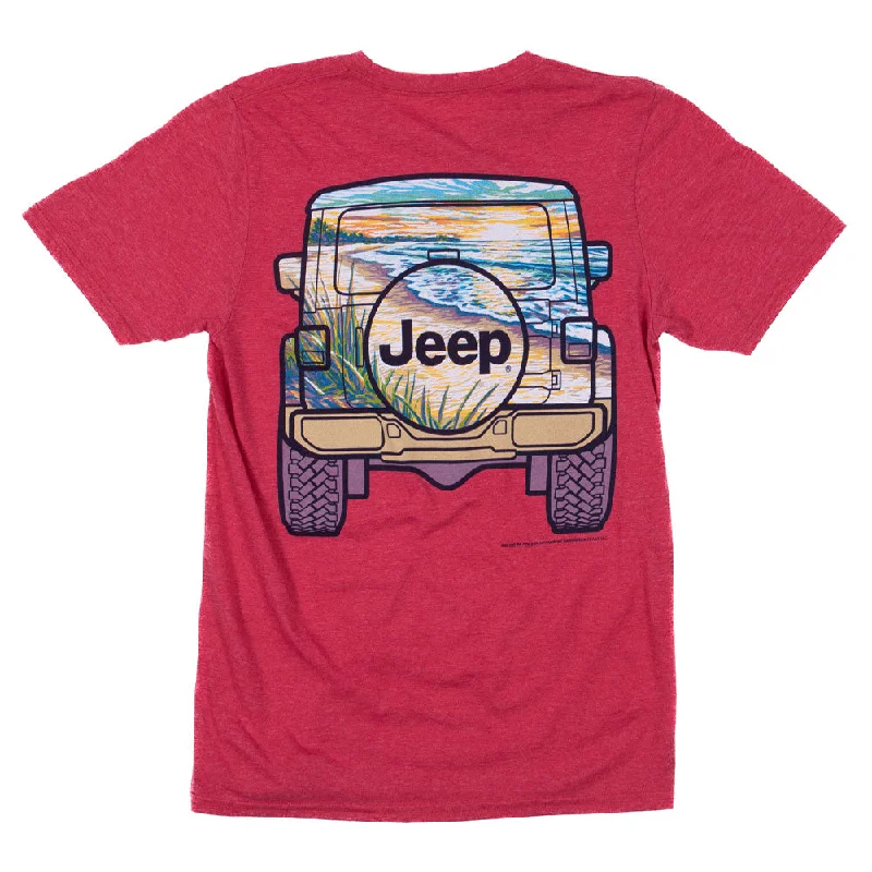 Jeep - Back to the Beach T-Shirt Rayon Velvet Corduroy