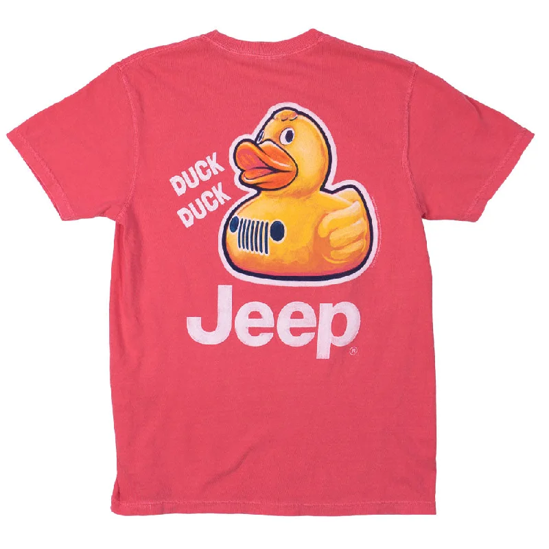 Jeep - Duck Duck Jeep T-Shirt Ribbed Striped Patterned