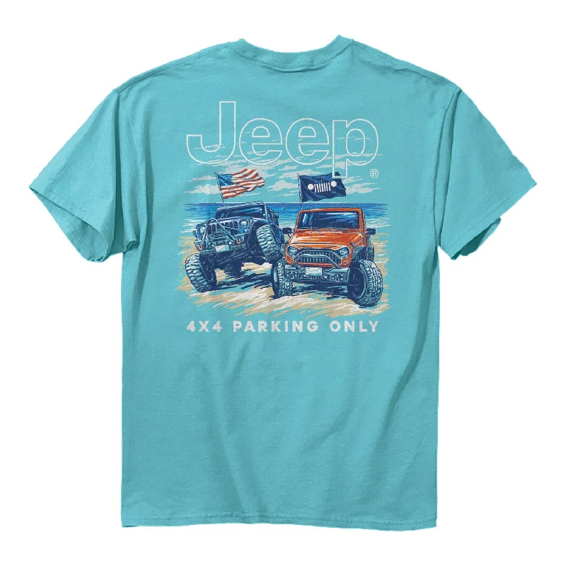 Jeep - Flex T-Shirt Denim Fabric Leather Fabric Suede Fabric