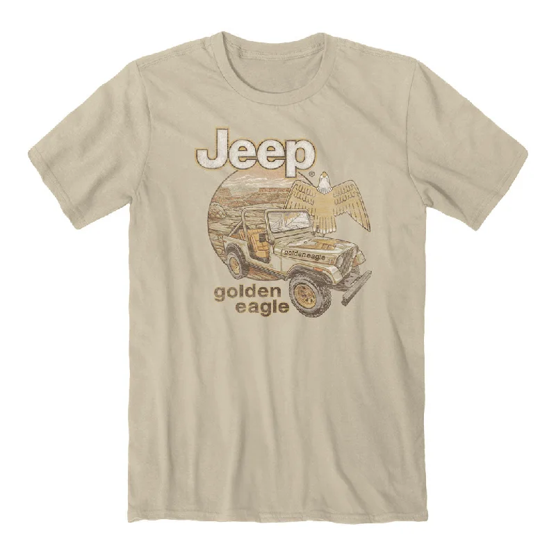 Jeep - Golden Eagle T-Shirt Lace Blend Ribbed Blend Corduroy Blend