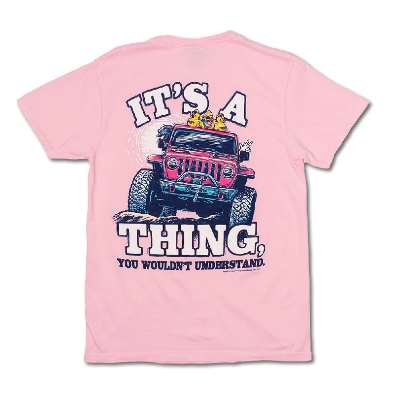 Jeep - It's A Thing T-Shirt Asymmetrical Pockets Print