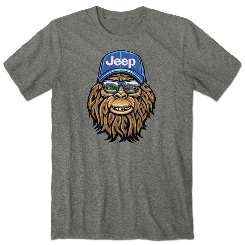 Jeep - Nature Squatch T-Shirt Real Fur Shearling Chenille