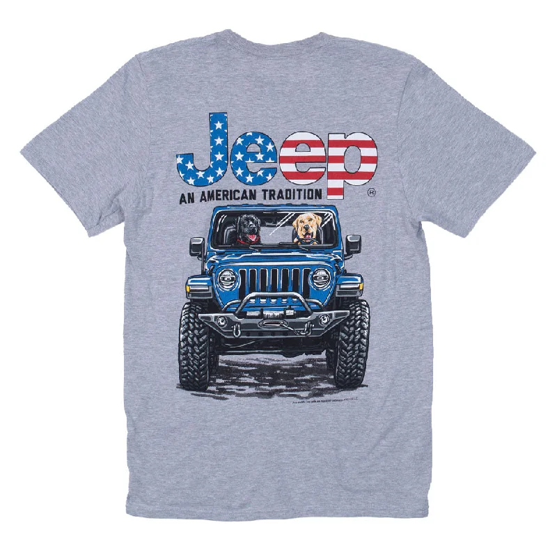 Jeep - USA Labs T-Shirt Anti-Shrink Durable Soft