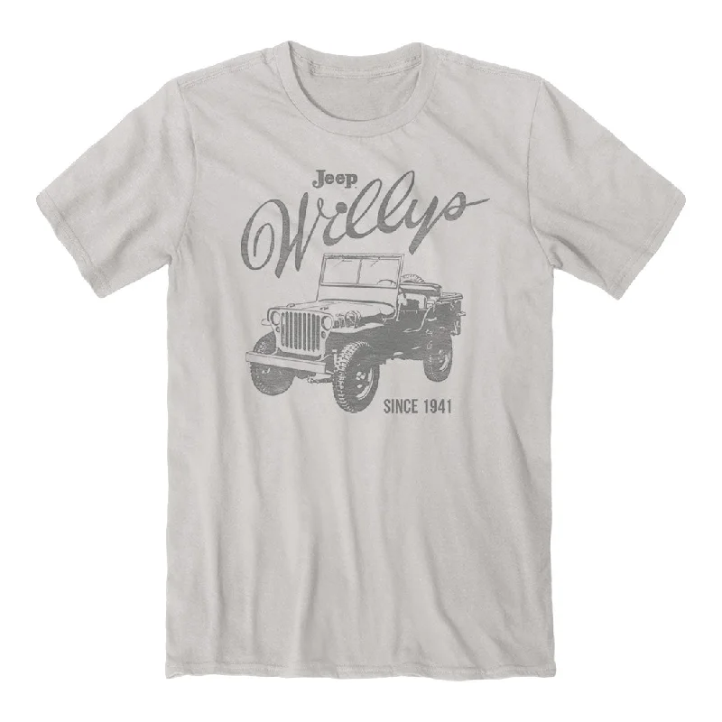 Jeep - Willys T-Shirt Print Jacquard Patchwork