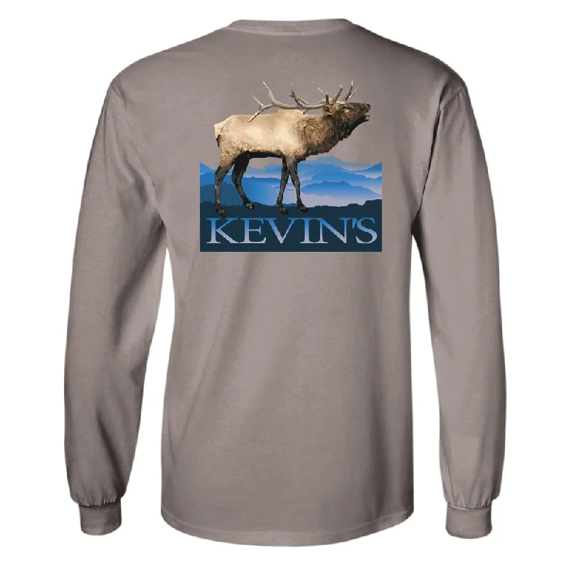 Kevin's Elk Long Sleeve T-Shirt Sequined Glittery Shiny