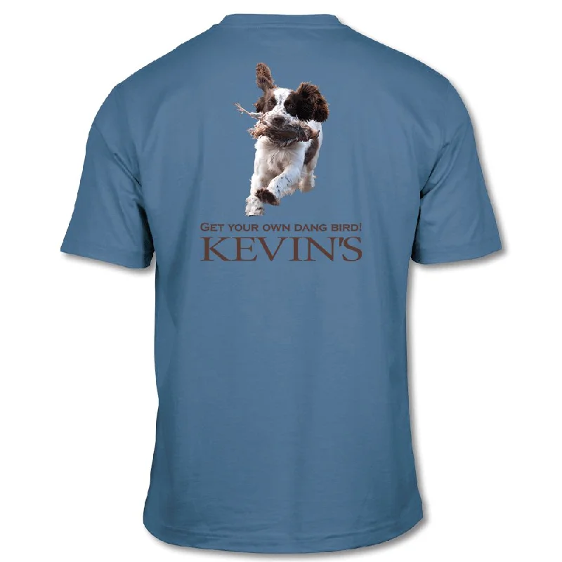 Kevin's Get Your Own Dang Bird Short Sleeve T-Shirt Fleece Nylon Spandex