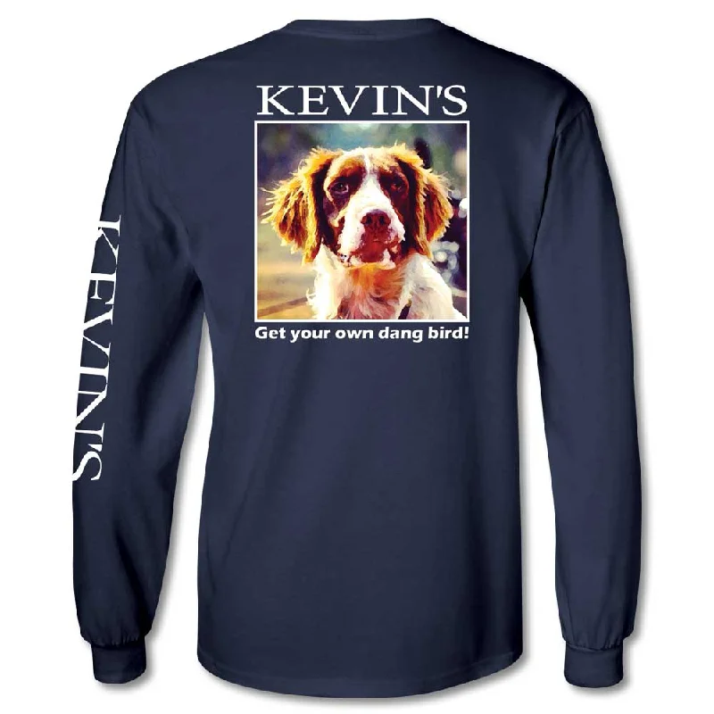 Kevin's Long Sleeve Hunting Dog T-Shirt Casual Formal Business