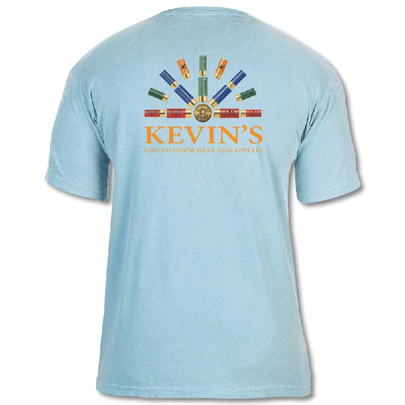 Kevin's Shot Shells Short Sleeve T-Shirt Silk Blend Satin Velvet