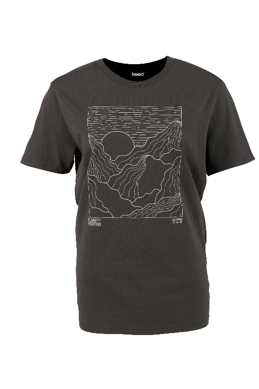 LINEAR LANDSCAPE UNISEX TEE Modern Contemporary Chic