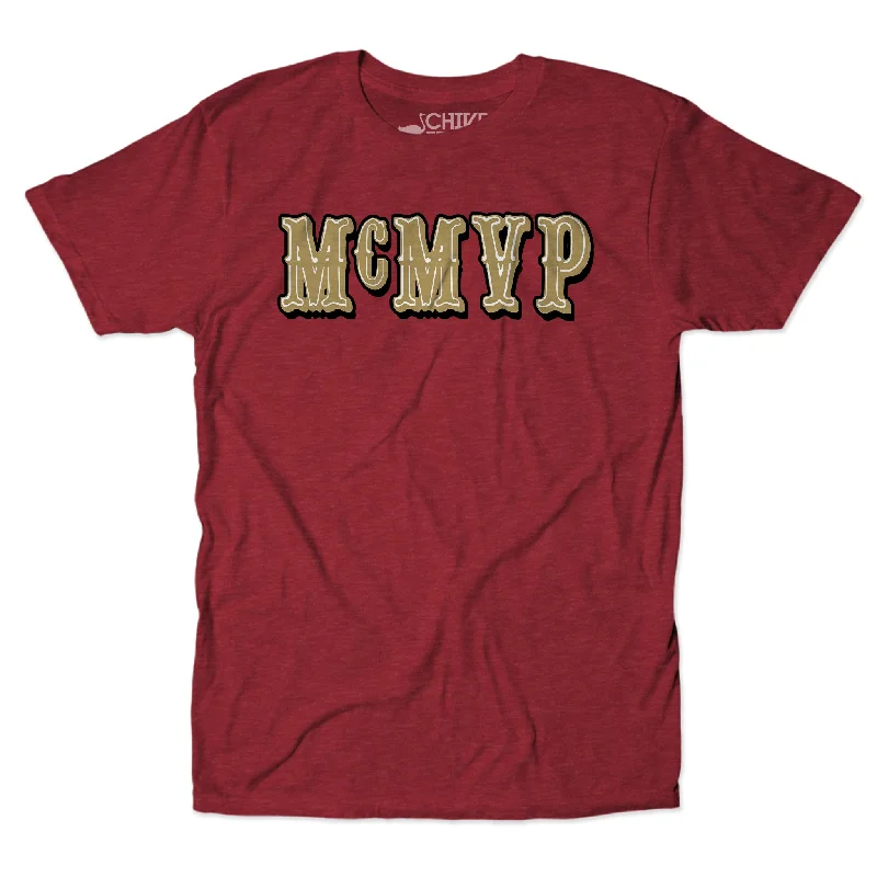 McMVP Unisex Tee Print Jacquard Patchwork