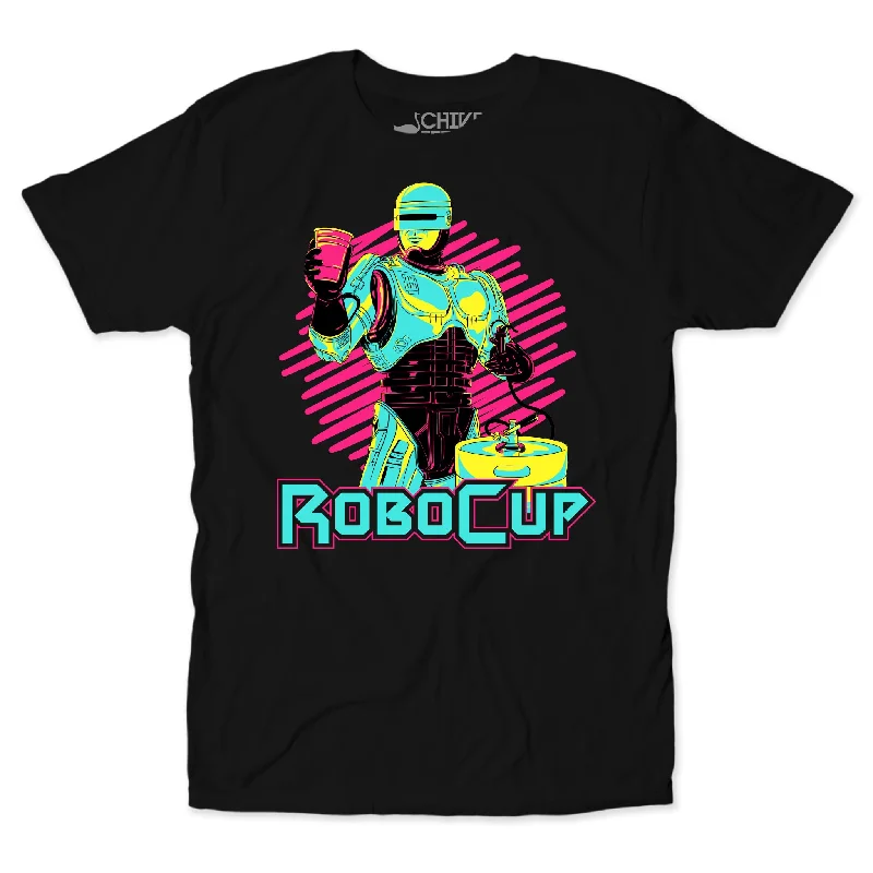 Robocup Unisex Tee Print Jacquard Patchwork