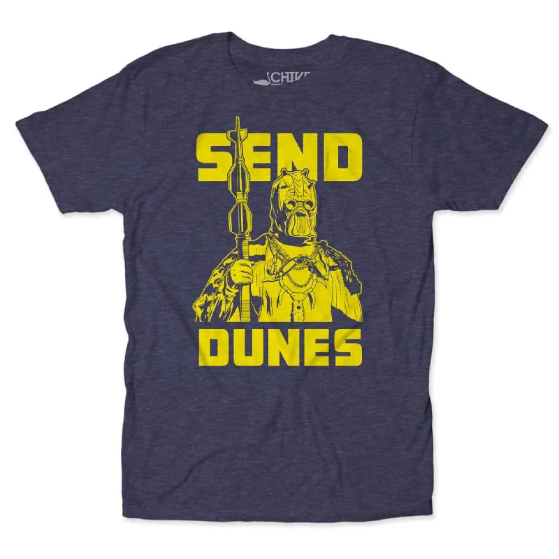 Send Dunes Unisex Tee Welt Pockets Slit Pockets