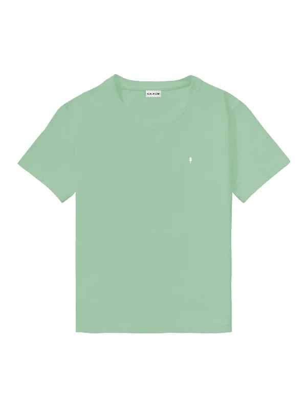 The Relaxed Tee - Boxwood Front Pockets Side Pockets Patch Pockets