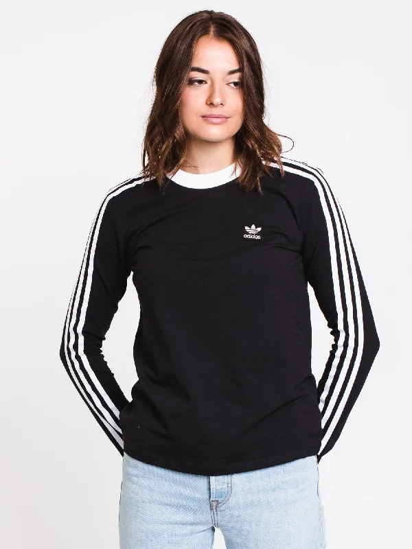 ADIDAS 3 STRIPE LC LOGO LONG SLEEVE TEE  - CLEARANCE Modern Contemporary Chic