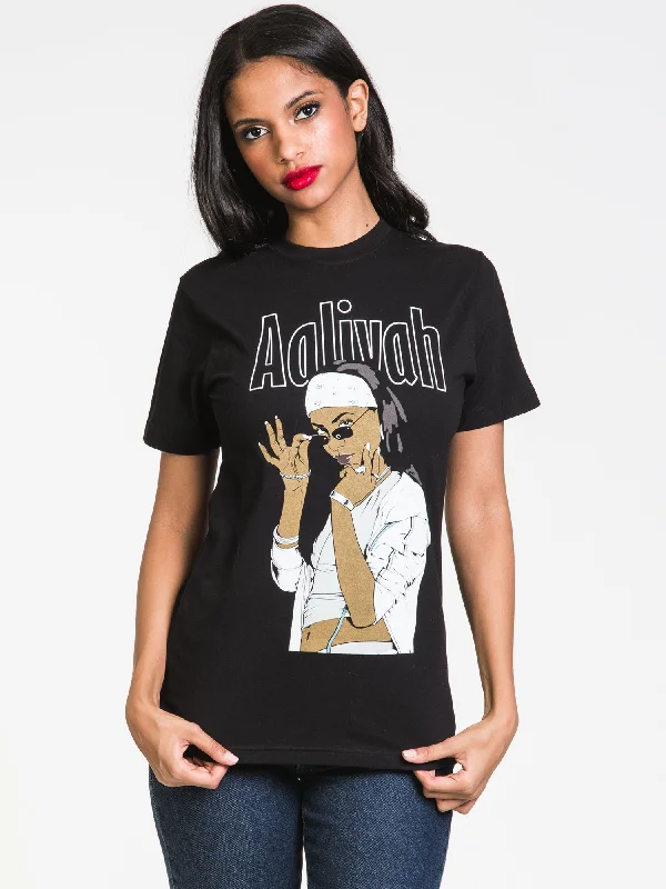 AALIYAH T-SHIRT  - CLEARANCE Hooded Caped Shawl Collar