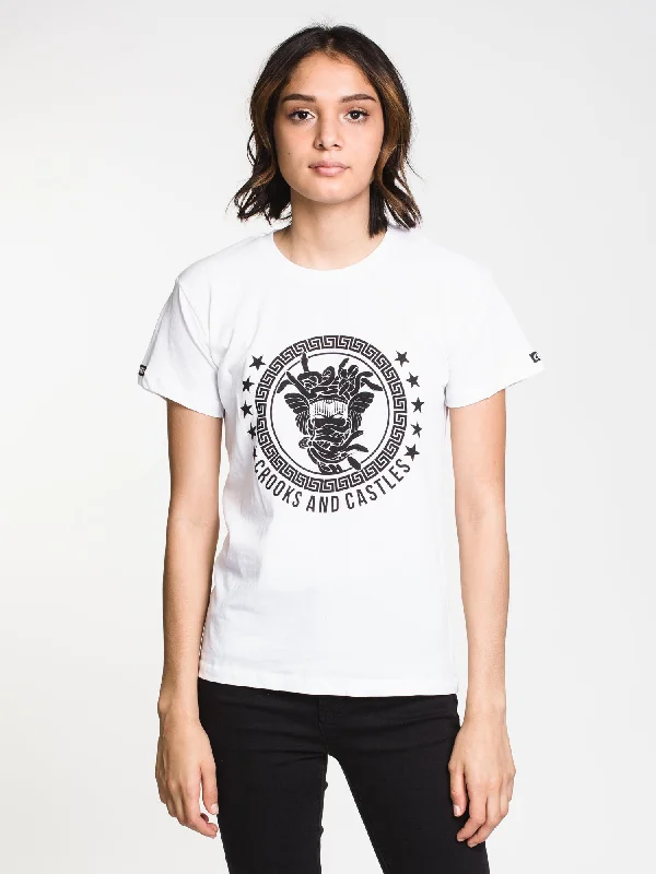 CROOKS & CASTLES MEDUSA SHORT SLEEVE TEE  - CLEARANCE Polka Dot Checkered Tartan