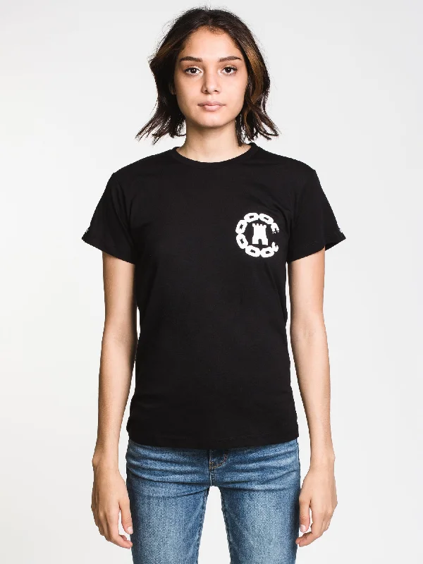 CROOKS & CASTLES NEW CORE LOGO SHORT SLEEVE TEE - CLEARANCE Notch Collar Peter Pan Collar Cowl Neck CROOKS & CASTLES NEW CORE LOGO SHORT SLEEVE TEE - CLEARANCE Notch Collar Peter Pan Collar Cowl Neck