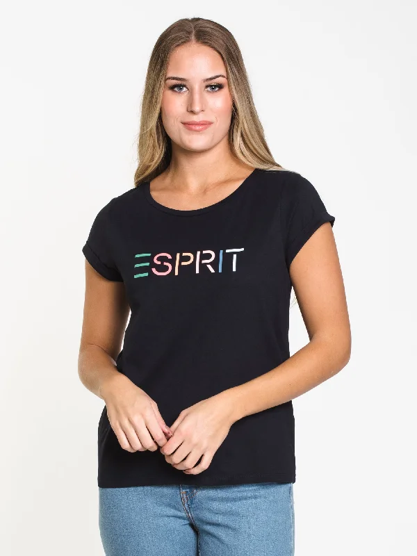 WOMENS VINTAGE SCOOP S/S TEE - NAVY - CLEARANCE Basic T-Shirt Crew Neck Short Sleeve WOMENS VINTAGE SCOOP S/S TEE - NAVY - CLEARANCE Basic T-Shirt Crew Neck Short Sleeve