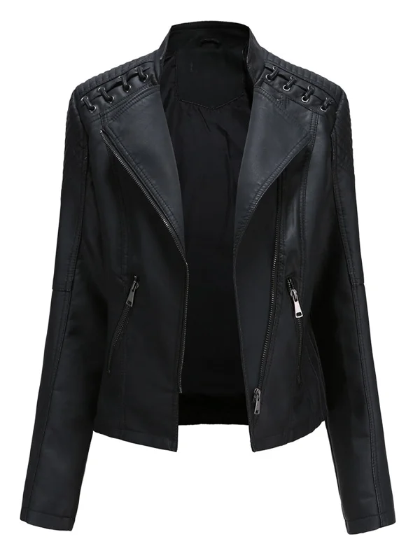 1960s Solid Faux Leather Motorcycle Jacket Faux Fur Jacket Real Fur Jacket Shearling Jacket 1960s Solid Faux Leather Motorcycle Jacket Faux Fur Jacket Real Fur Jacket Shearling Jacket