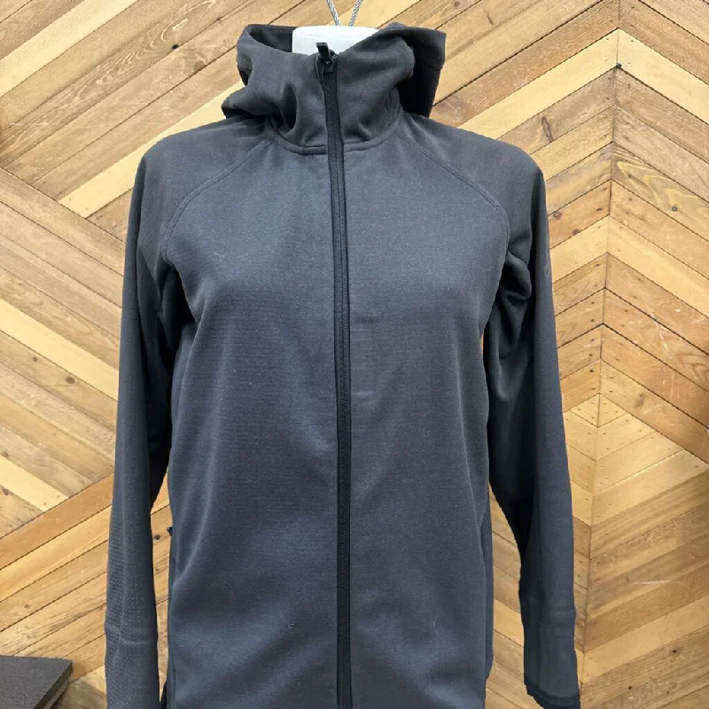 Adidas - Women's Grid-Fleece Running Jacket - MSRP $130: Black-women-SM Striped Jacket Polka Dot Jacket Floral Jacket