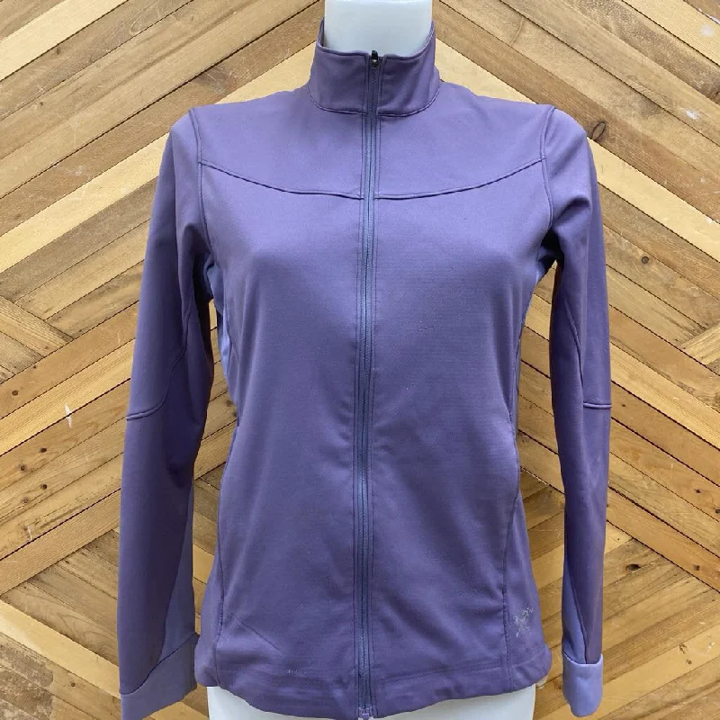 Arc'teryx - Women's Trino Softshell Jacket - MSRP $300: Purple-women-SM Oversized Jacket Tailored Jacket Straight Jacket